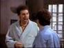 Kramer wearing his robe in Jerry's Apartment